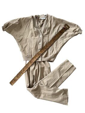 Vintage Monochrome Jumper Romper with Jacket Spring Outfit Size 3